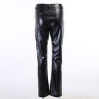 Sexy High Waisted Leather Pants Women Double Pocket